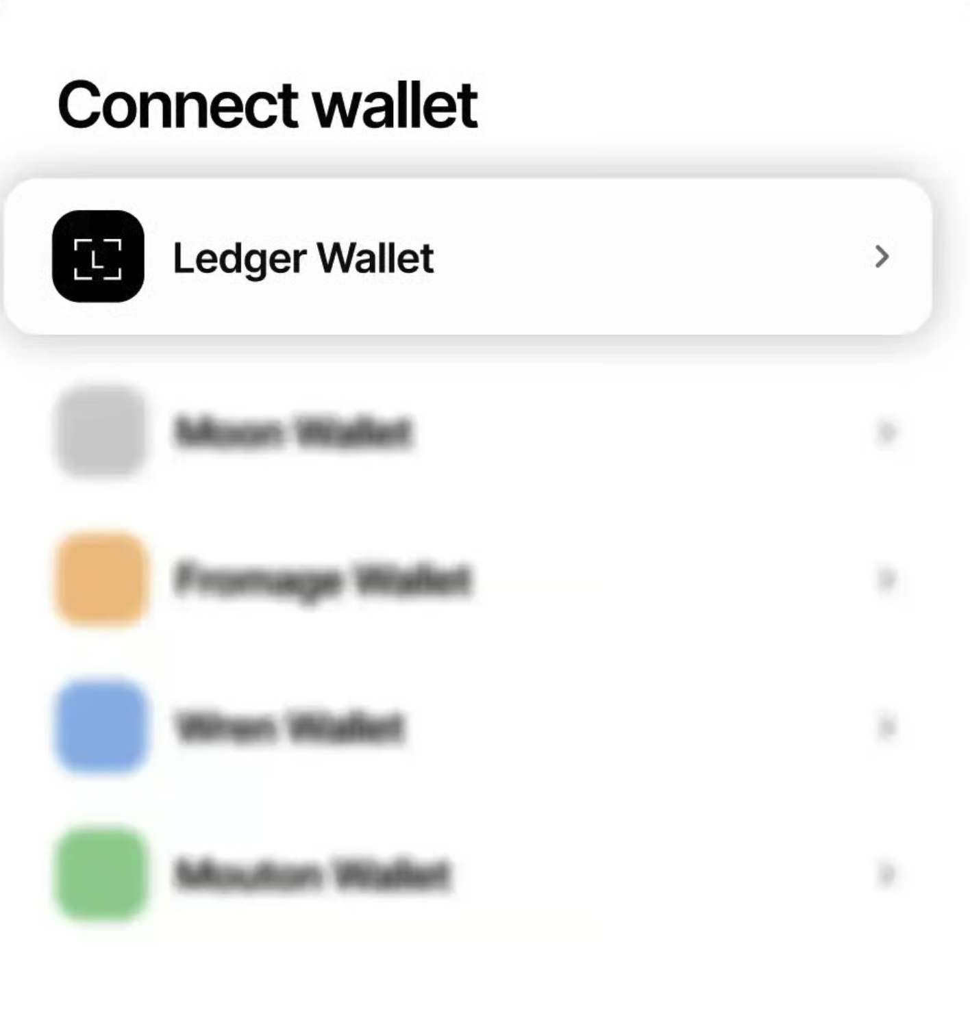 Ledger Wallet 连接去中心化应用