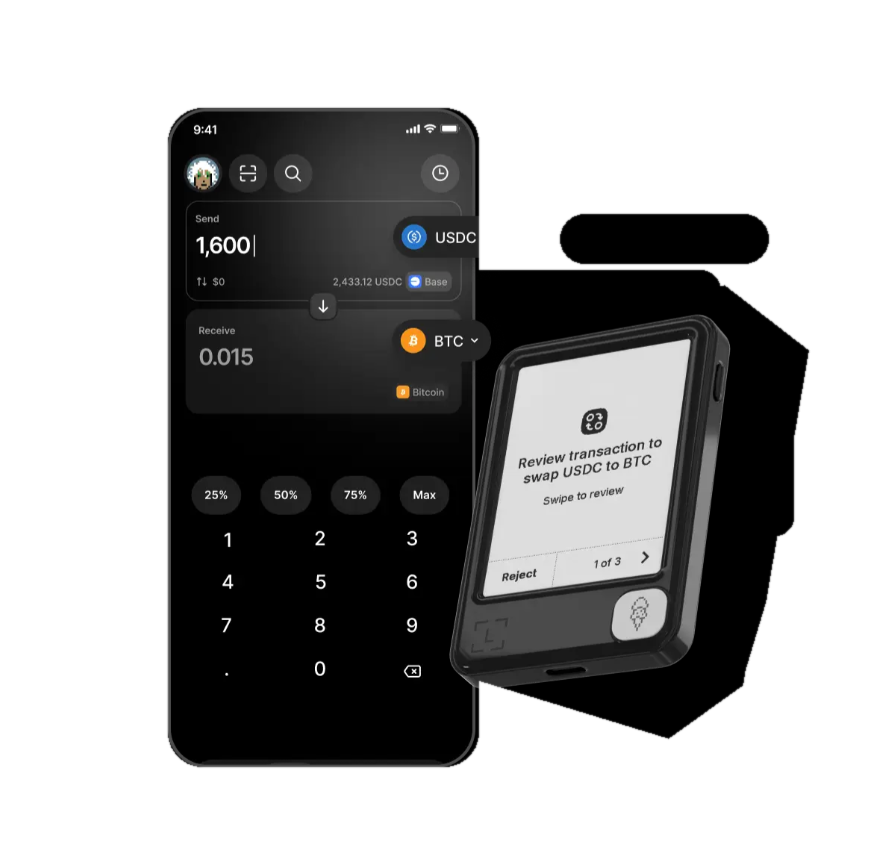 Ledger Wallet 多链兑换与 DeFi 授权界面